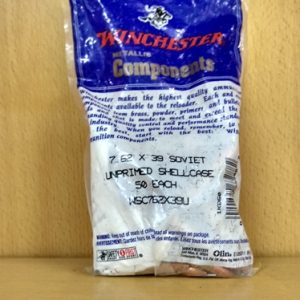 MUNIÇÕES WINCHESTER 7,62 X 39 SUBSÓNICAS