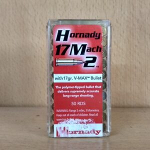 MUNIÇÕES HORNADY 17 MATCH 2