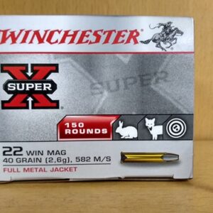 MUNIÇÕES WINCHESTER 22 MAGNUM
